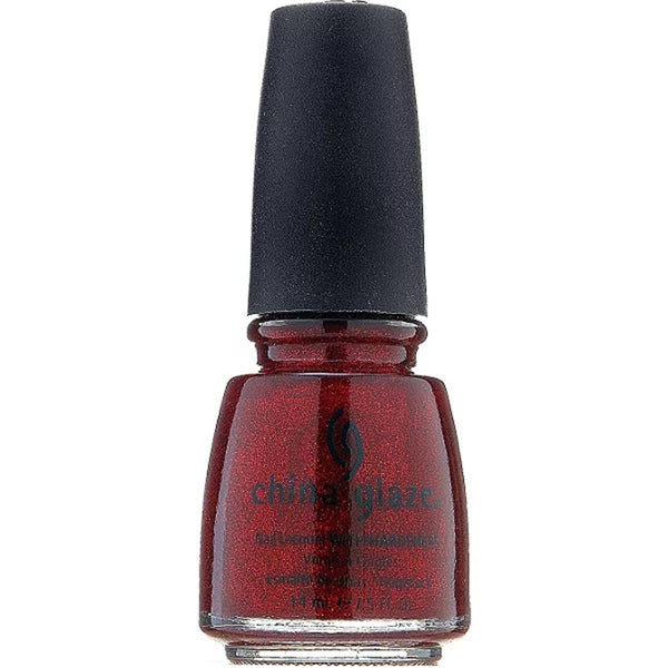 China Glaze Nail Polish with Hardeners, Ruby Pumps 182