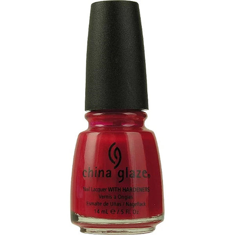 China Glaze Nail Polish With Hardener, China Rouge 711