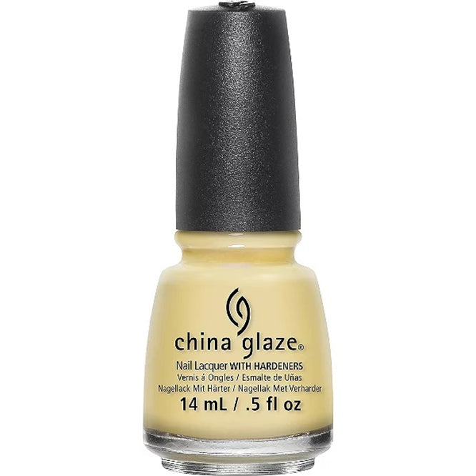 China Glaze Nail Polish With Hardener, Lemon Fizz 871
