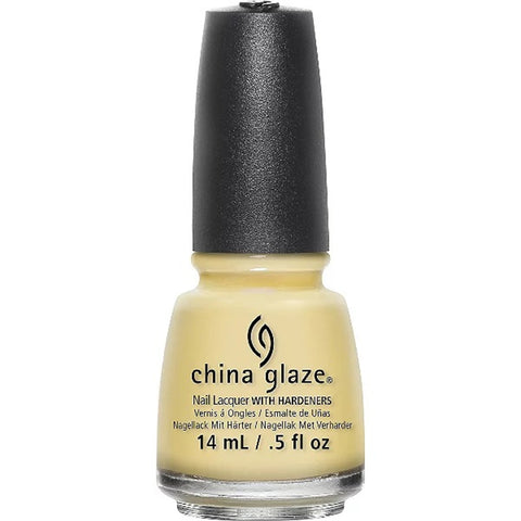 China Glaze Nail Polish With Hardener, Lemon Fizz 871