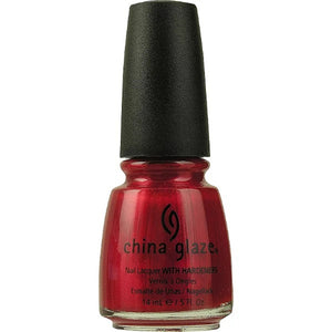 China Glaze Nail Polish With Hardener, Red Pearl 712