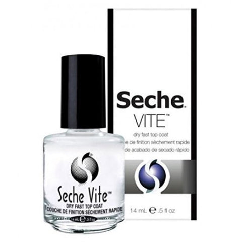 Seche Vite Dry Fast Top Coat .5 oz PROFESSIONAL Clear High Gloss 83100 (Boxed)